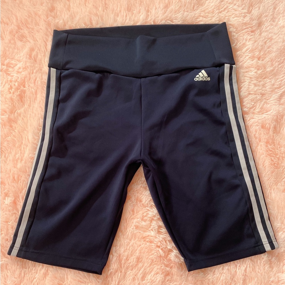 Adidas high rise bike shorts